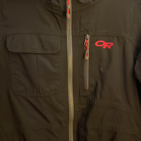 COPY - Outdoor Research hooded coat. Black, lightly insulated. W Small. Lotsa p… - Picture 3 of 7